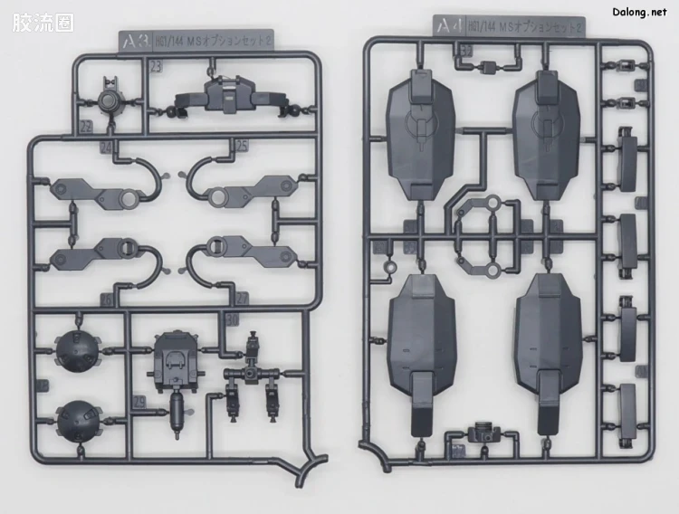 高达铁血的奥尔芬斯 HG 1/144 网络限定版 格雷兹盾装&格雷兹(阿瑞安罗德舰队所属机)套装 - 图片
